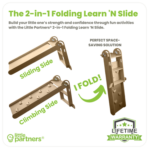 2-in-1 Folding Learn 'N Slide