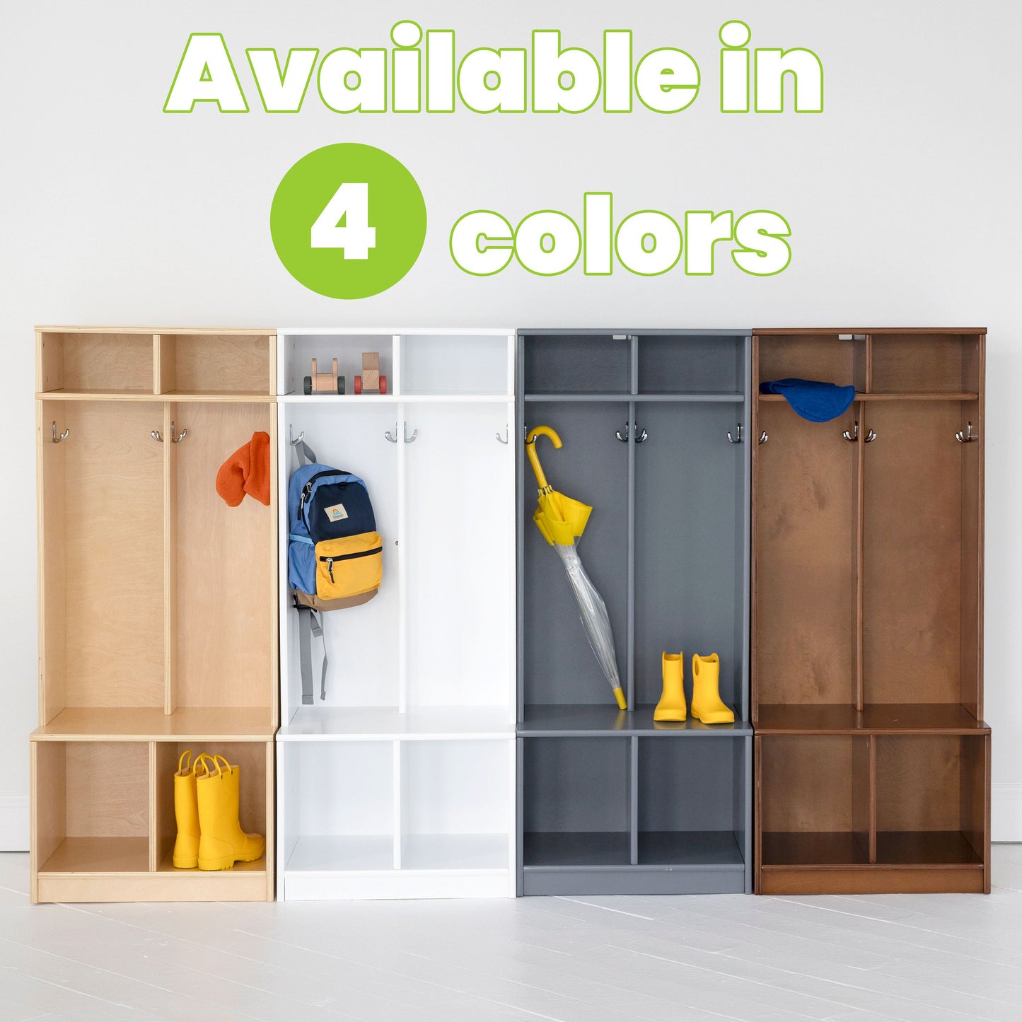 Storage cubbies for kids