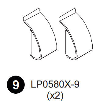 Artist EZ Easel - LP0580 (R1) - Paper Clips ( 2 pack) - Part #9