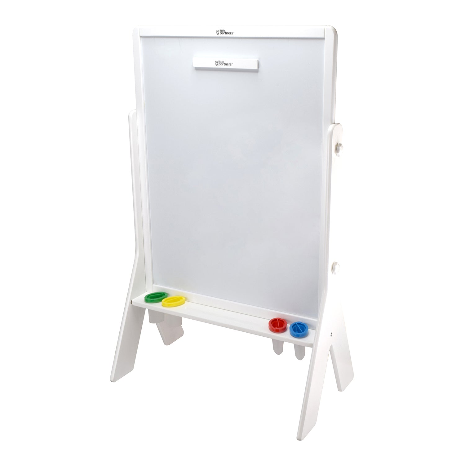 Little Partners Deluxe Learn N Play Art Center Easel - Olive Green