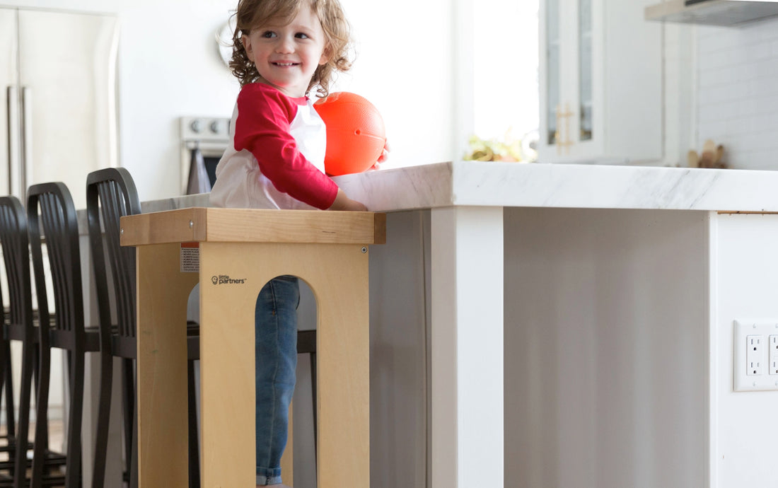 The Safest Folding Learning Tower for Toddlers