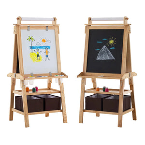 Children's double-sided easel
