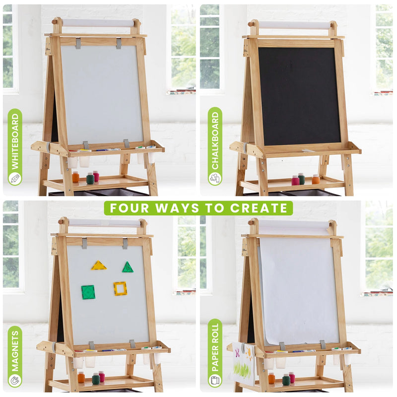 Children's double-sided easel