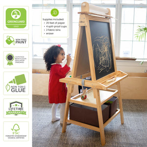 Children's double-sided easel