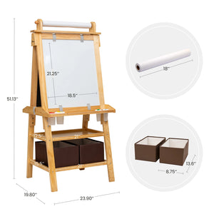 Children's double-sided easel
