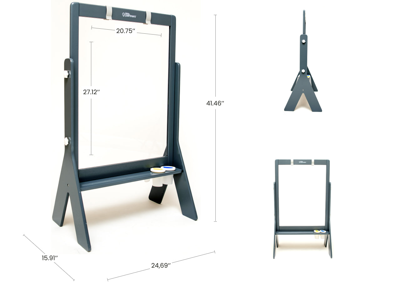 Clear easel