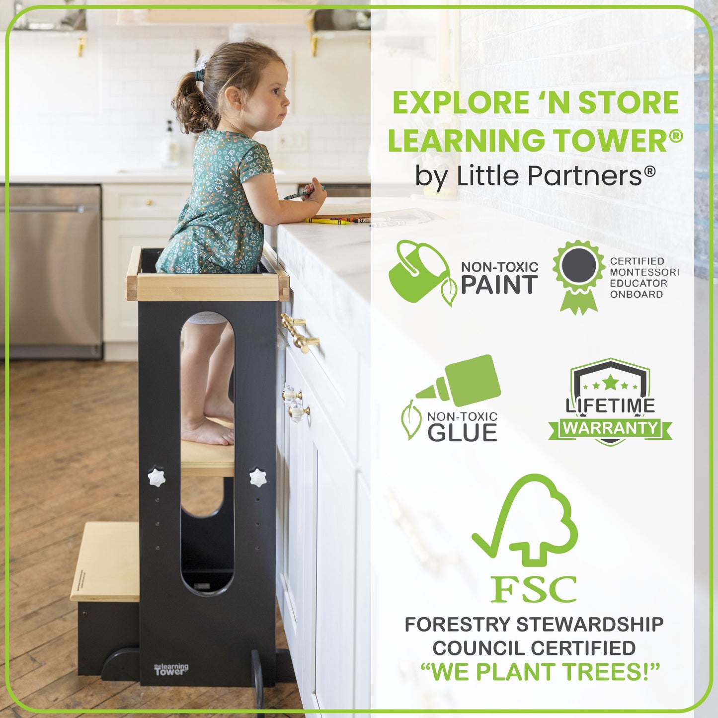 Explore 'N Store® Learning Tower®, Folding Toddler Tower