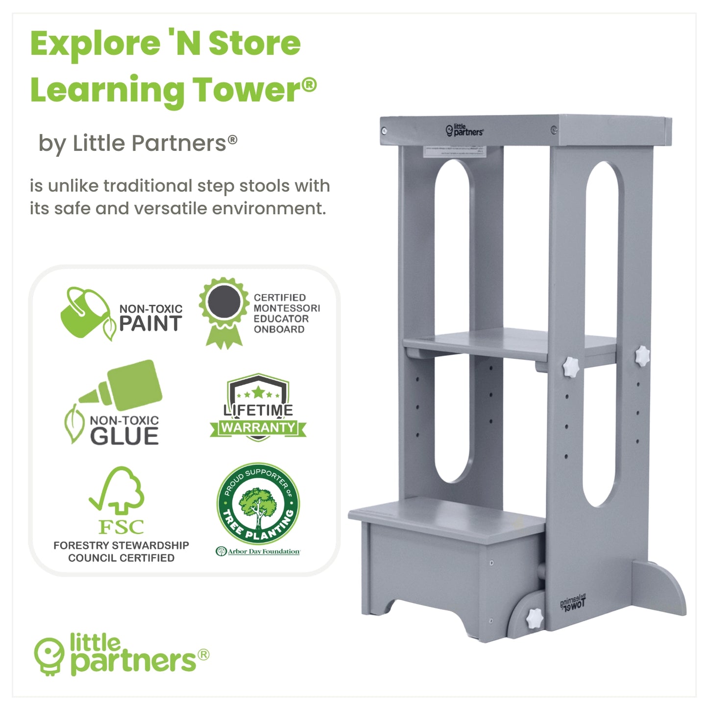 Explore 'N Store® Learning Tower®, Folding Toddler Tower