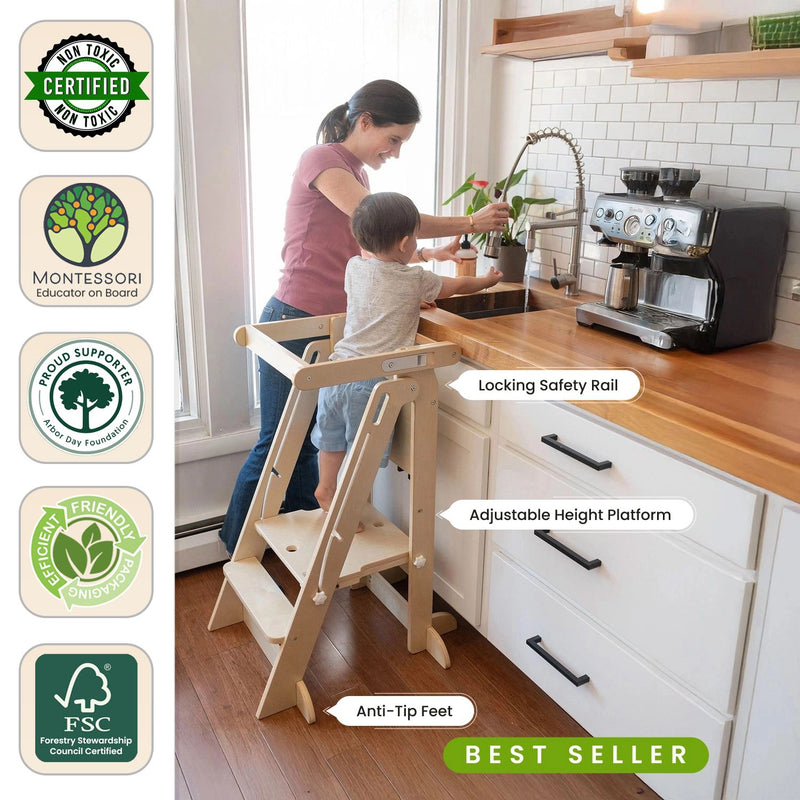 Learn 'N Fold Learning Tower®, Folding Toddler Tower