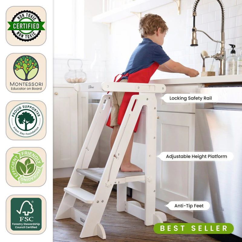 Learn 'N Fold Learning Tower®, Folding Toddler Tower