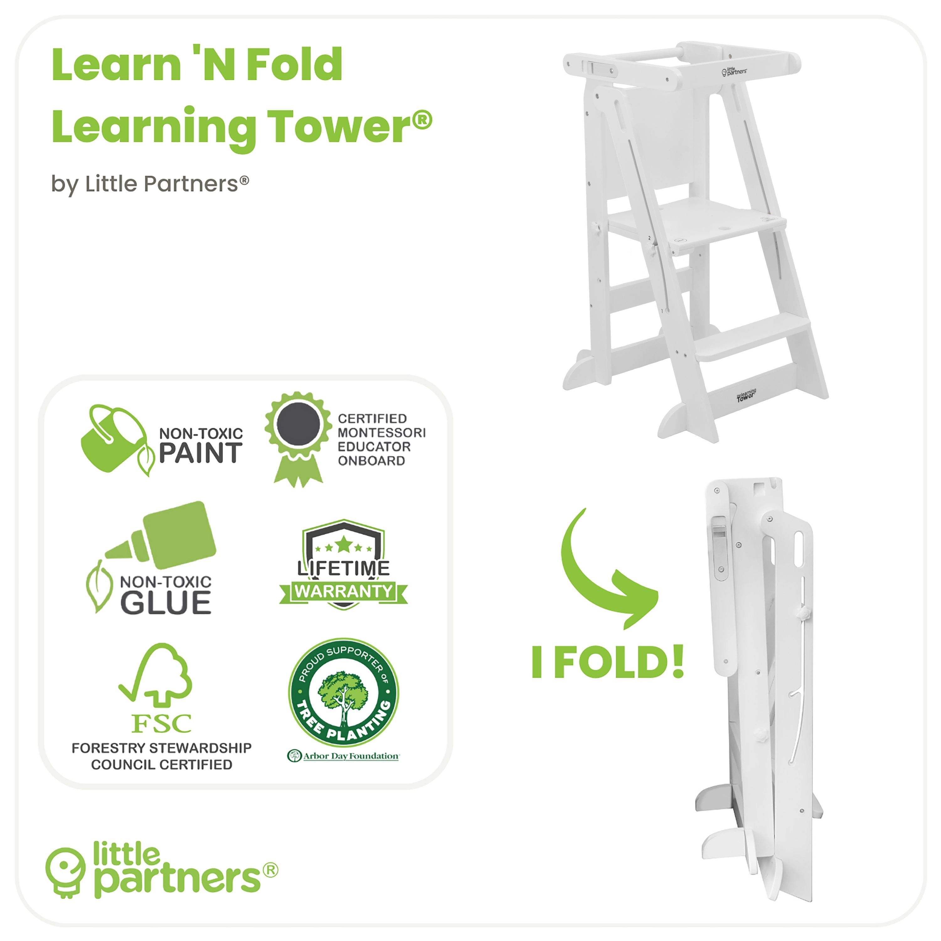 Learn 'N Fold Learning Tower®, Folding Toddler Tower