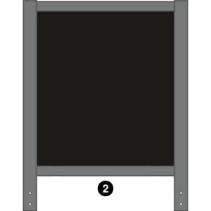 Deluxe Learn and Play Art Center - LP0280 (R1) - Chalkboard - Part #2