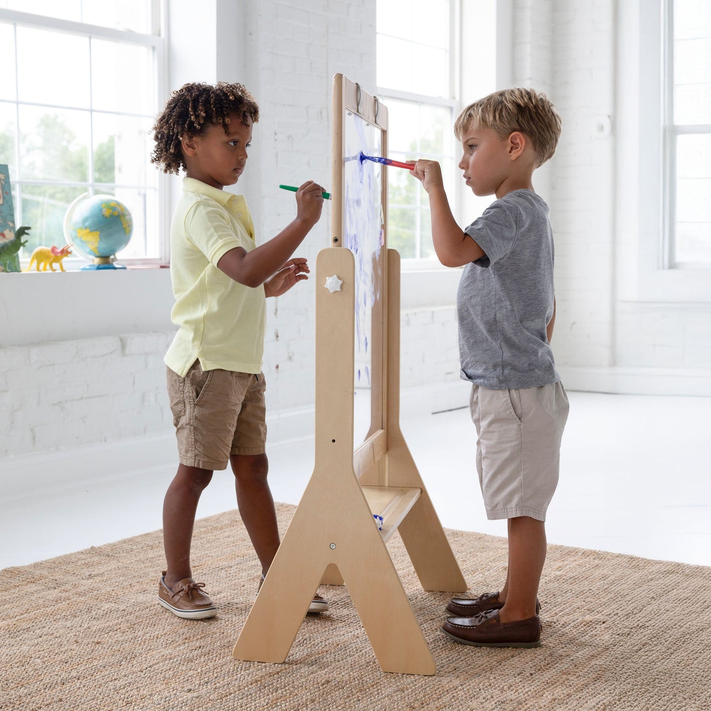 Peek-A-Boo Adjustable Height Art Easel