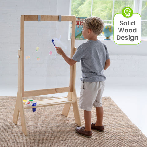 Peek-A-Boo Adjustable Height Art Easel