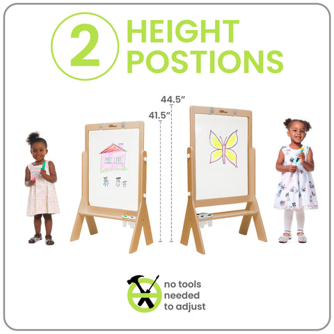 Peek-A-Boo Adjustable Height Art Easel