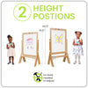 Peek-A-Boo Adjustable Height Art Easel