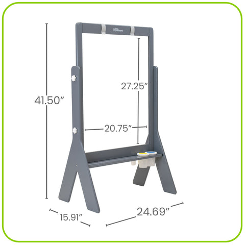 Peek-A-Boo Adjustable Height Art Easel