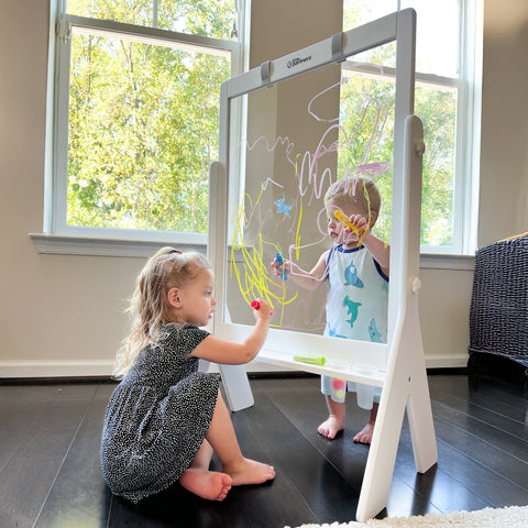 Peek-A-Boo Adjustable Height Art Easel