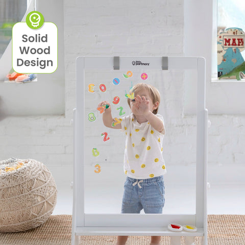 Peek-A-Boo Adjustable Height Art Easel