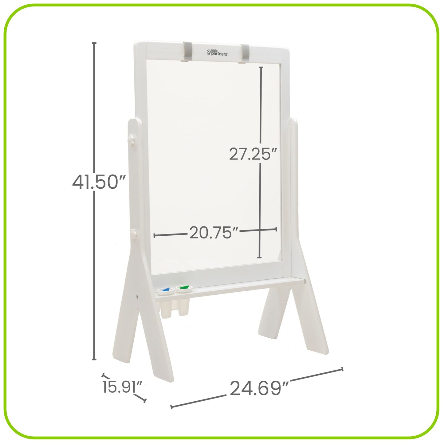 Peek-A-Boo Adjustable Height Art Easel