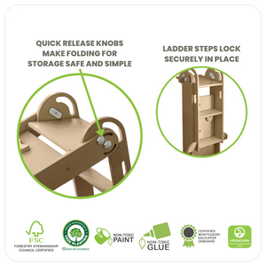 2-in-1 Folding Learn 'N Slide