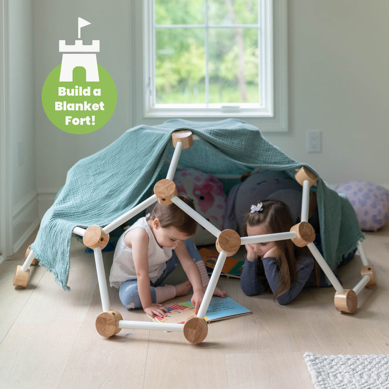 Indoor geometric dome climber for toddlers