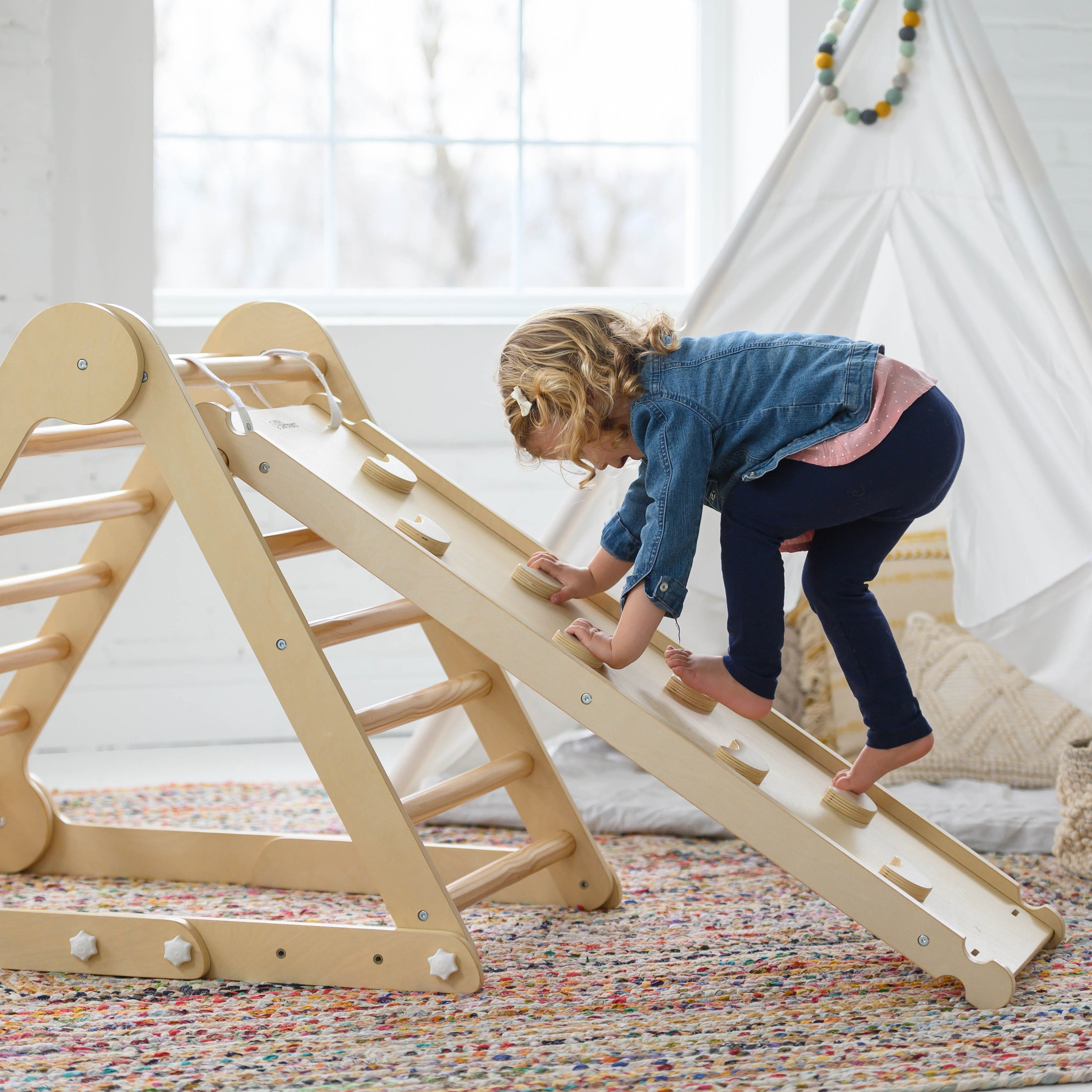 Climbing Ramp Slide –dd Little Partners