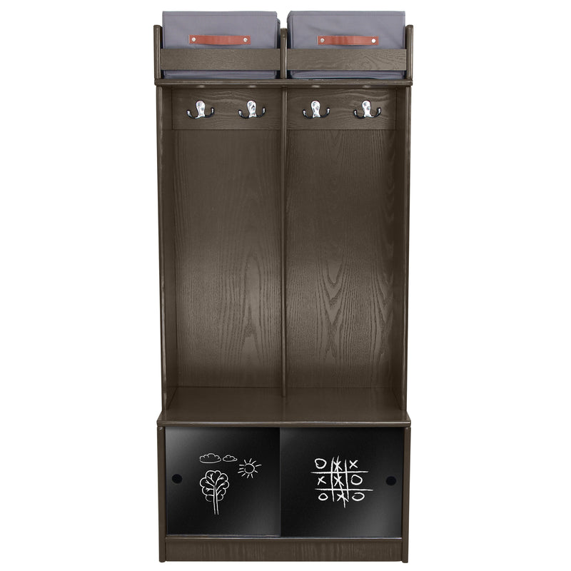 Wooden locker cubbies for home