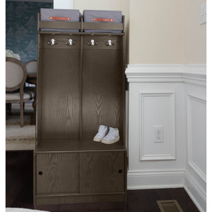 Wooden locker cubbies for home