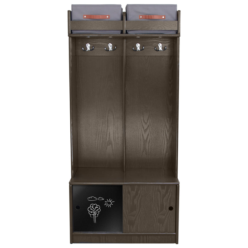 Wooden locker cubbies for home