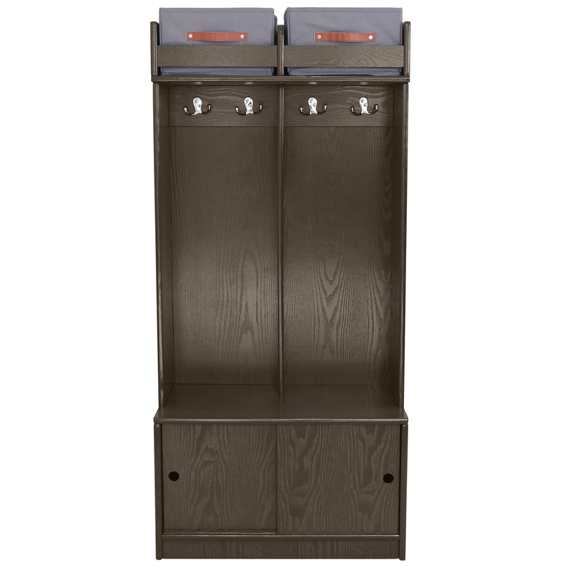 Wooden locker cubbies for home