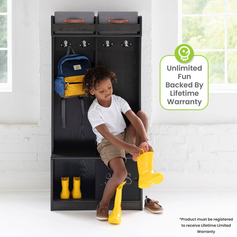 Wooden locker cubbies for home