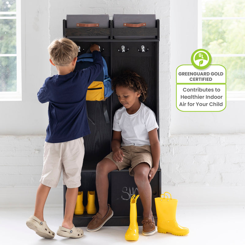 Wooden locker cubbies for home