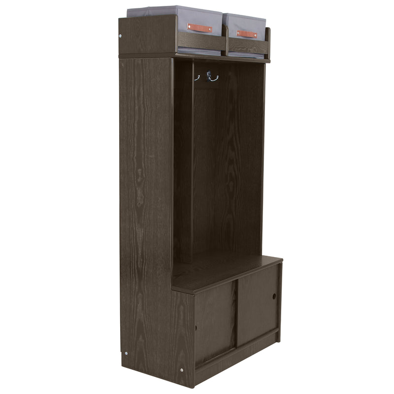 Wooden locker cubbies for home