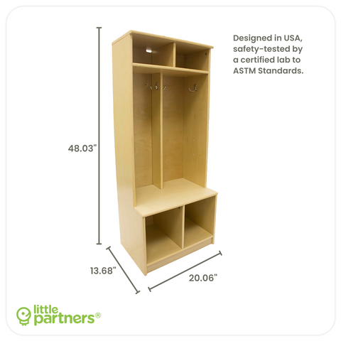 Measurements of the Learn N Store Cubby.