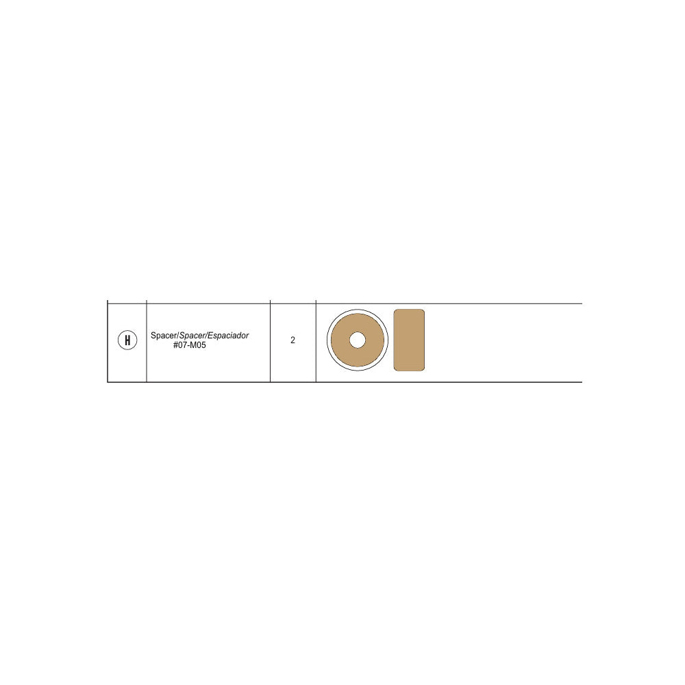 Explore 'N Store Learning Tower - Part H - Spacer