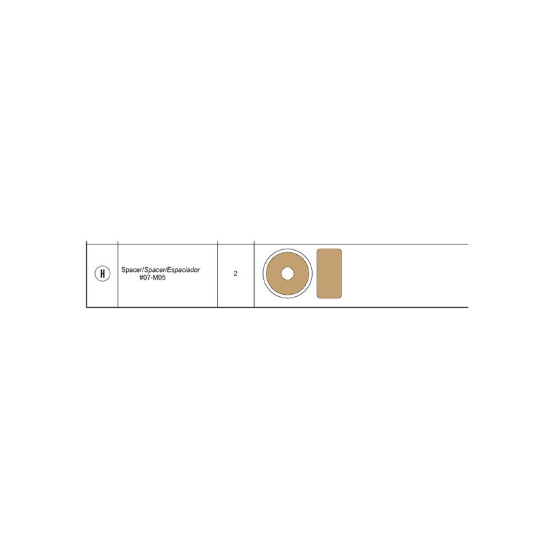 Explore 'N Store Learning Tower - Part H - Spacer