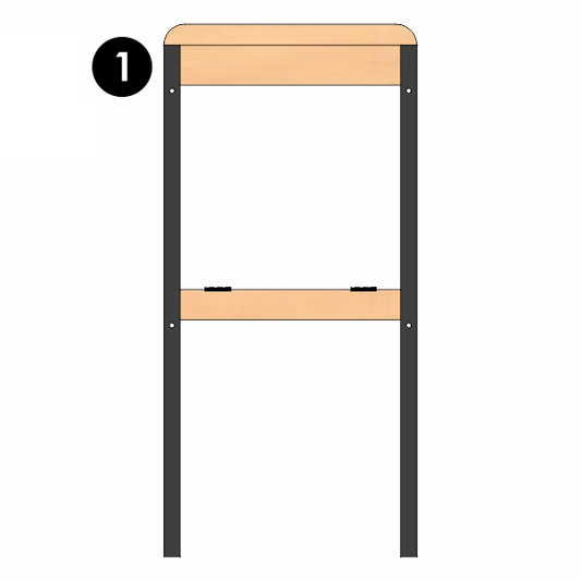 EZ Fold 'N Grow Learning Tower - Replacement Front Panel - Part # LP0172-1