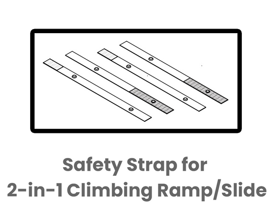 Safety Straps for 2-in-1 Climbing Ramp/Slide