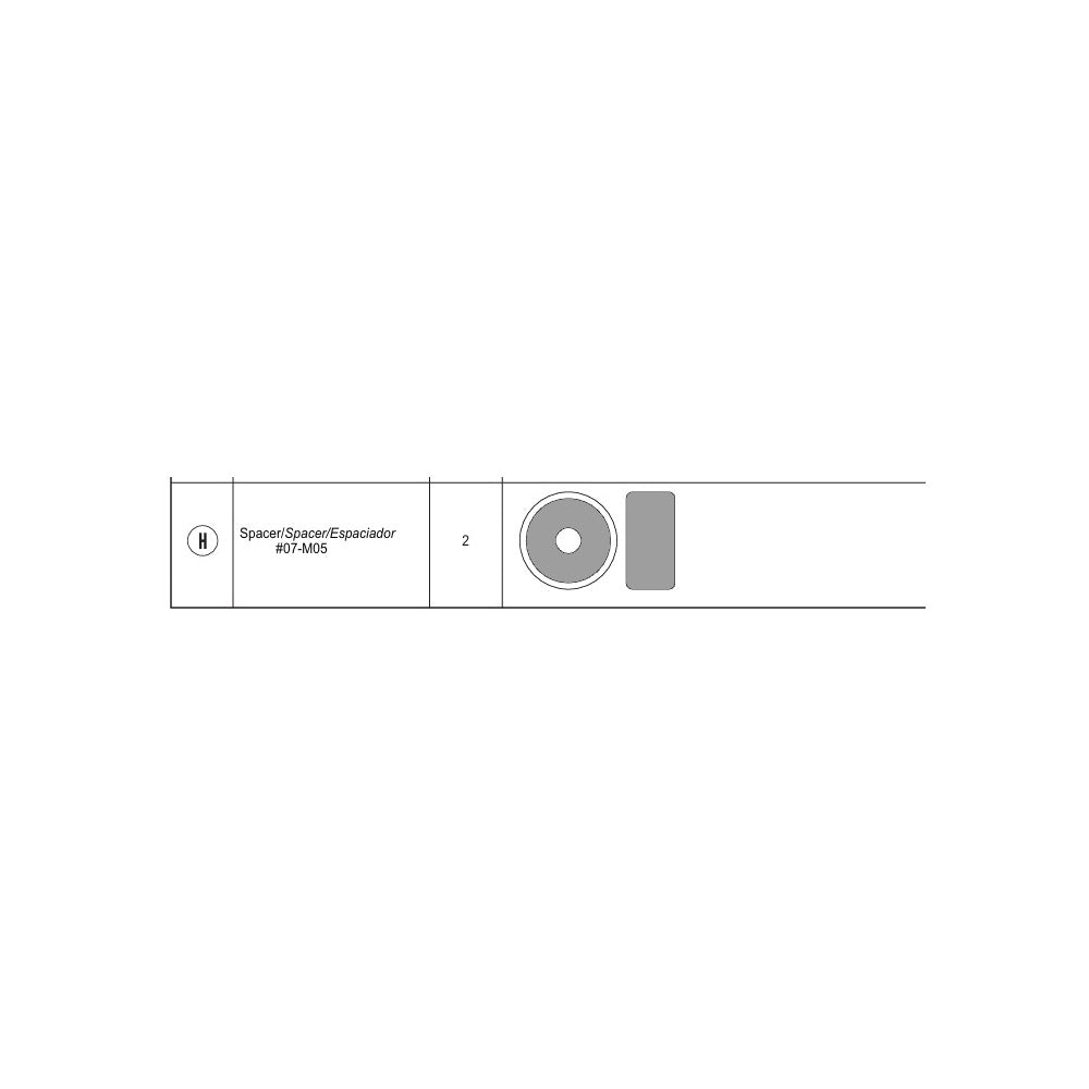 Explore 'N Store Learning Tower - Part H - Spacer