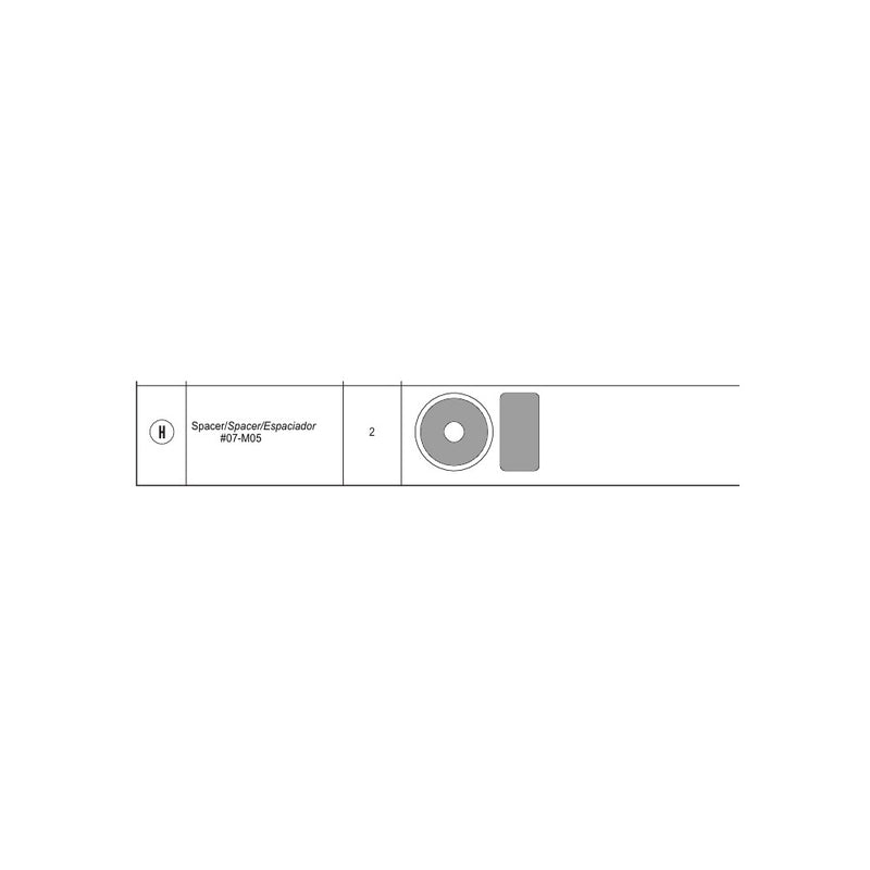 Explore 'N Store Learning Tower - Part H - Spacer