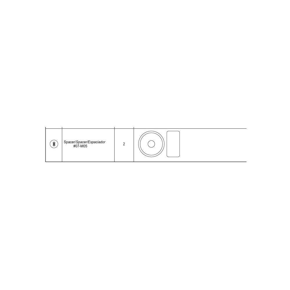 Explore 'N Store Learning Tower - Part H - Spacer