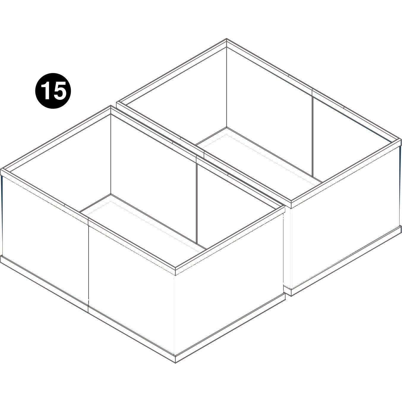 Deluxe Learn and Play Art Center - LP0280 (R1) - Fabric Drawer - Part #15