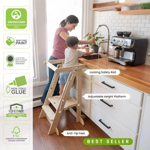 Foldable Learning Tower for Toddlers