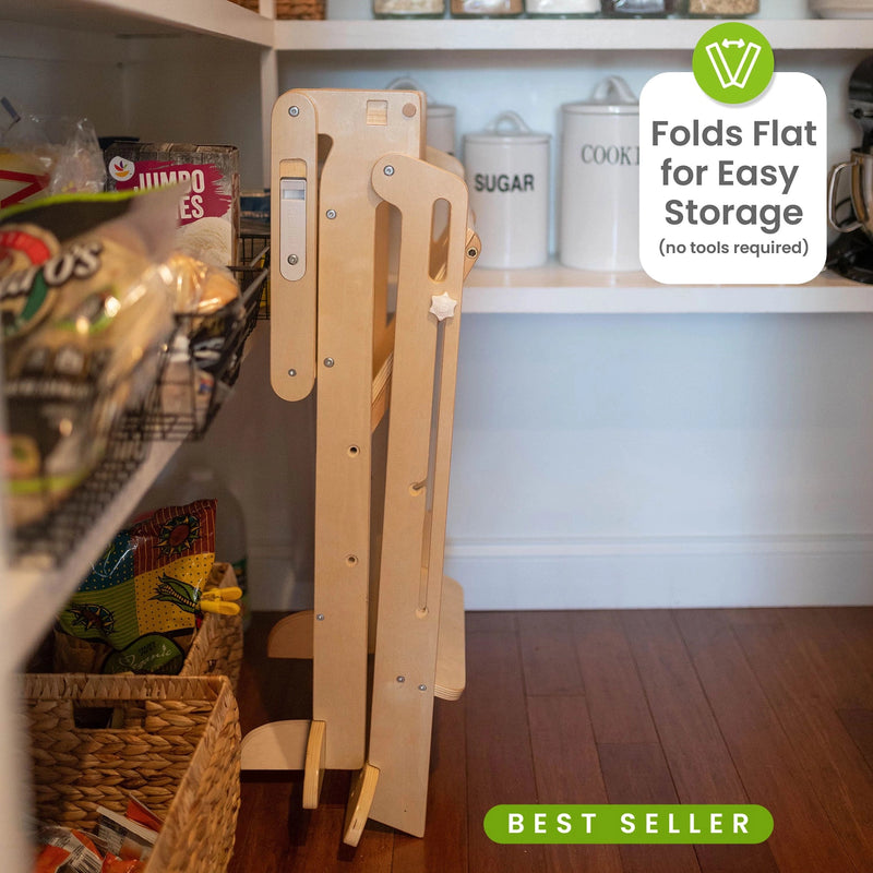 Foldable Learning Tower for Toddlers