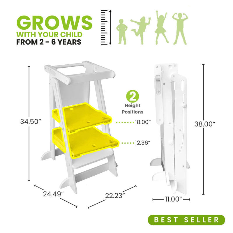 Folding Learning Tower for Kids