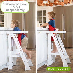 Folding Learning Tower for Kids