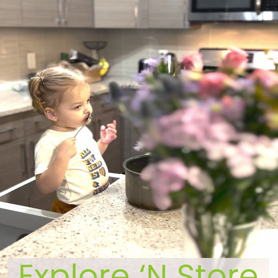 This video features children learning and having fun while in the Explore N Store Learning Tower.