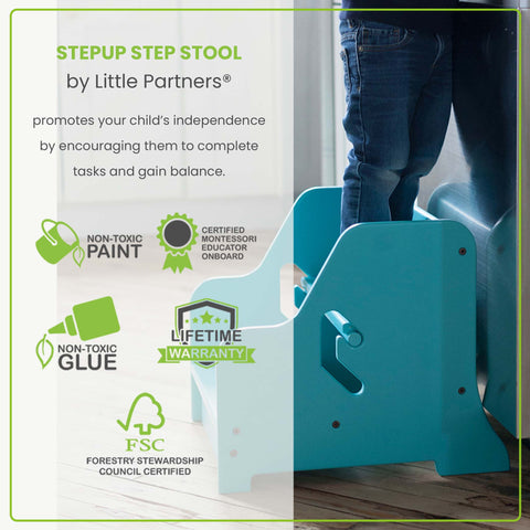 The StepUp Step Stool is built using non toxic materials.