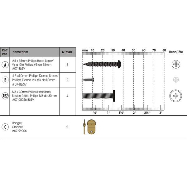 Learning Tower Learn and Share Easel - LP0180 - *Assembly Hardware Set